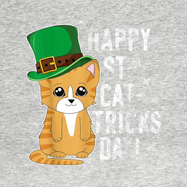 Happy St Patricks Day Cat Kitten Cattys Catricks by GWCVFG